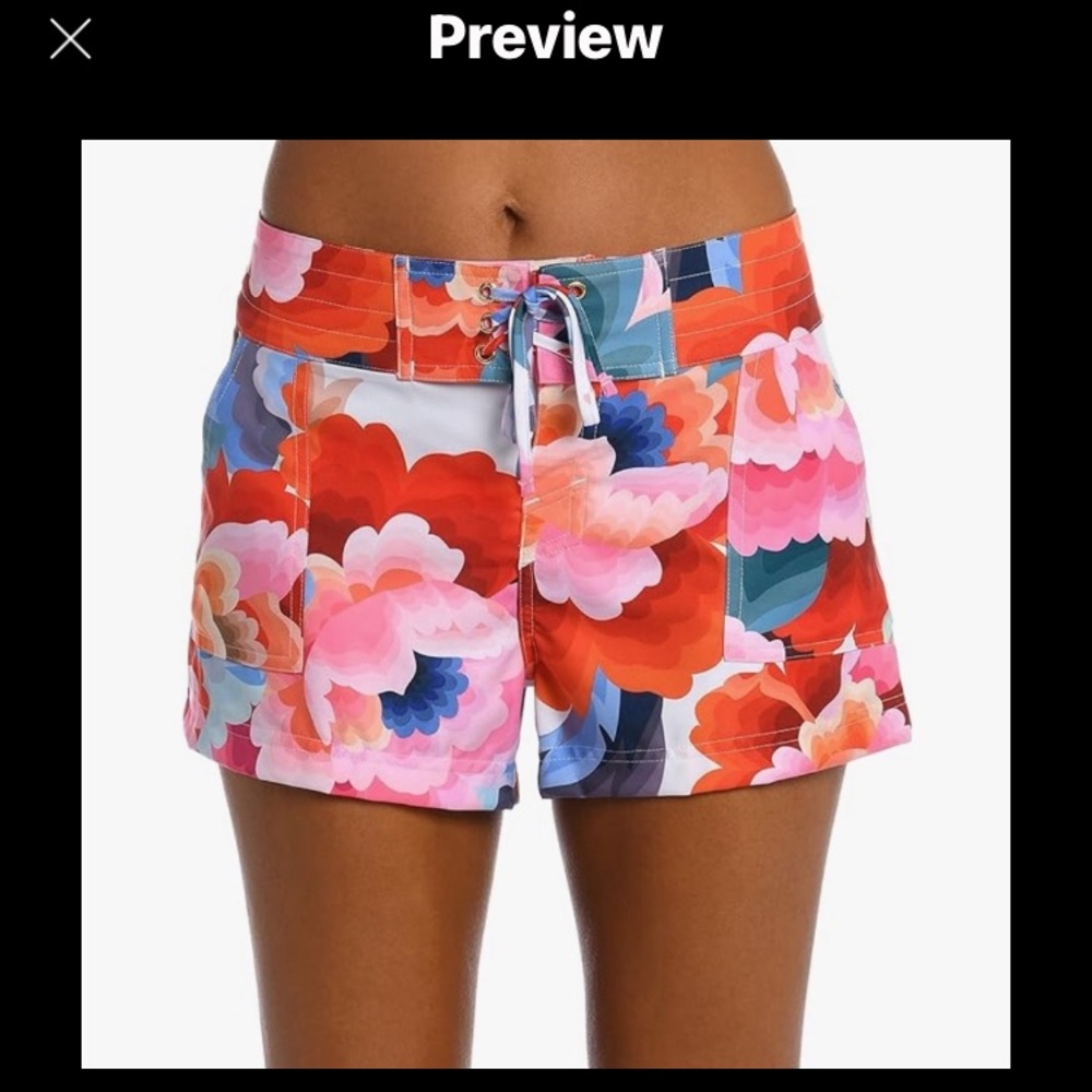 Floral Multicolor Swim Shorts